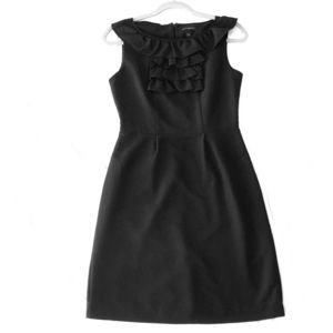 Banana Republic Ruffle Neck LBD, size 2